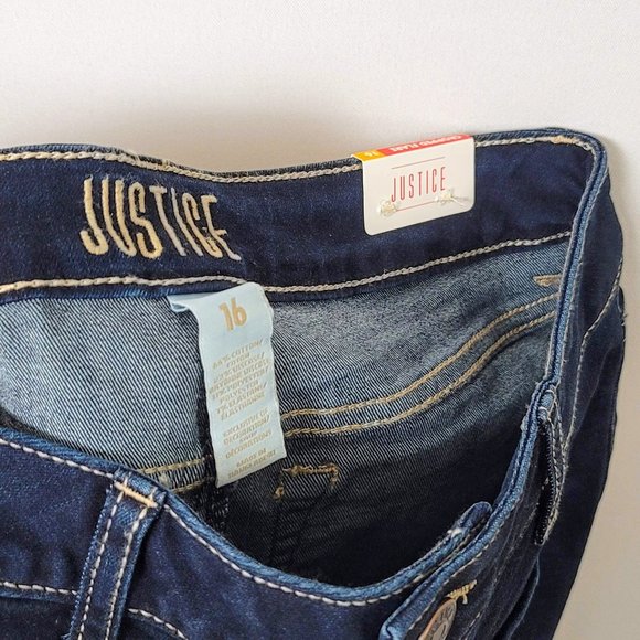 🆕✨HP✨ Justice Flare Mid Rise Jeans, girls 16 - Picture 6 of 9